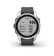 fēnix 7S - Silver with Graphite Band - 42mm - Standard Edition - 010-02539-01 - Garmin